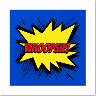 whoopsie pitch meeting comic kapow style artwork Posters and Art